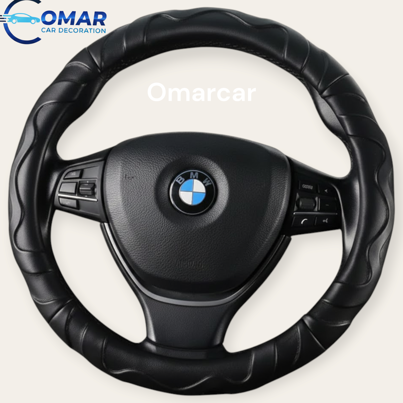Anti-Slip Leatherette Steering Wheel Cover – Drive with Confidence!
