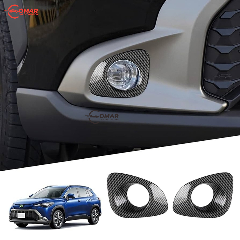ABS Chrome Front Bumper Fog Lamp Light Cover Trim – For Toyota Corolla Cross