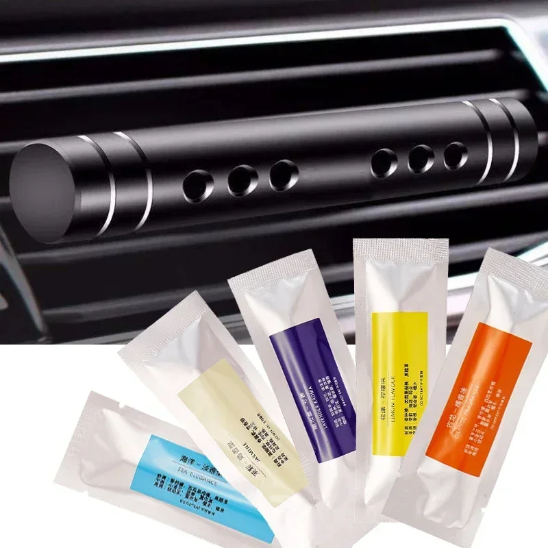 Car Air Vent Clip Freshener Perfume Diffuser Fragrance Refills 5 Aroma-Stick DIY