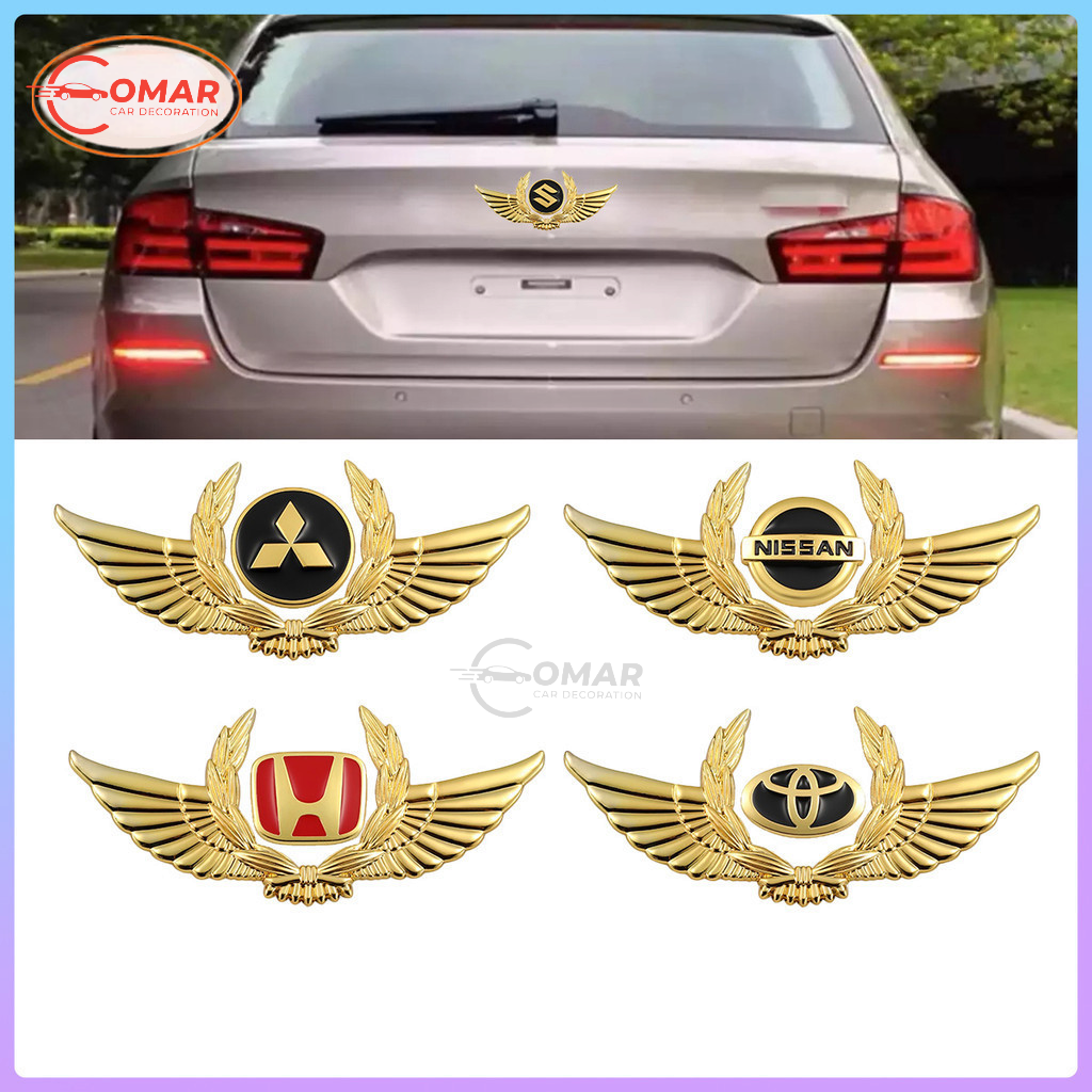 🔥 গাড়ির সৌন্দর্য বাড়াতে প্রিমিয়াম গোল্ডেন উইংস লোগো! 🔥